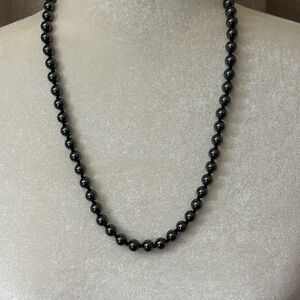 EUC Hematite Beaded Necklace